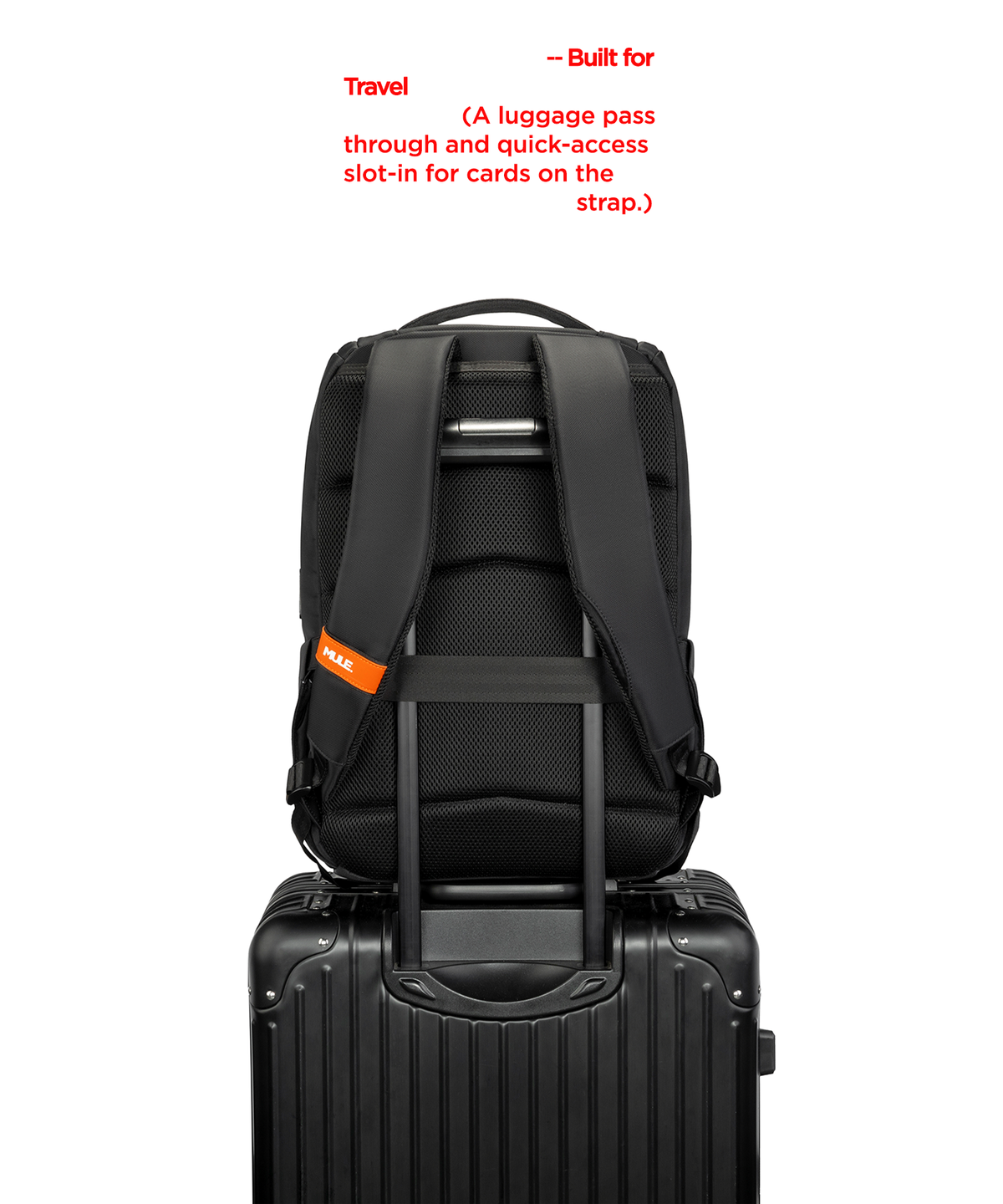 Binary EDC Backpack with trolly passthrough