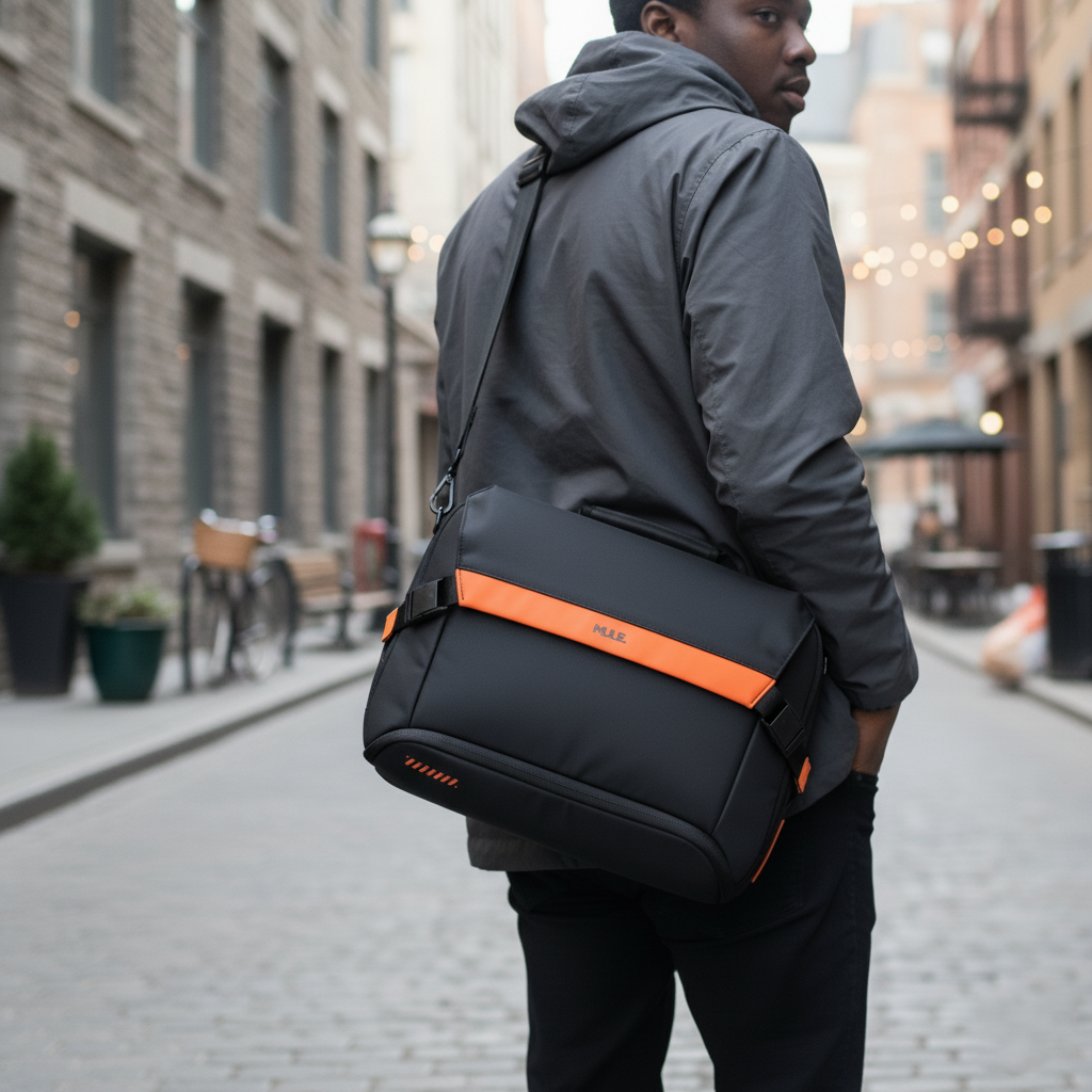 hatch everyday travel laptop messenger bag for men