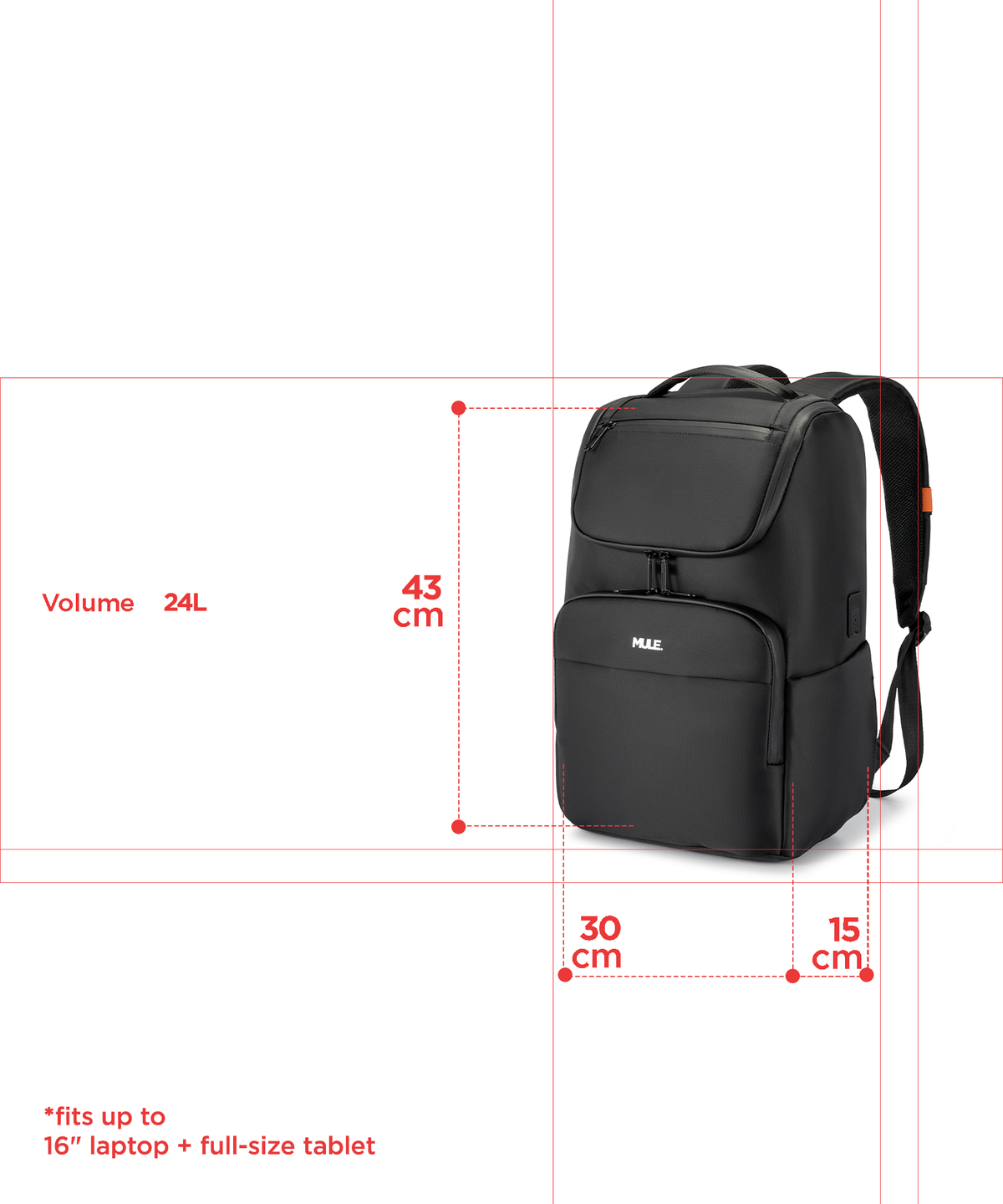 backpack with compartments