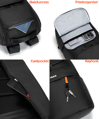 Binary laptop Backpack with multiple organiser pocket 