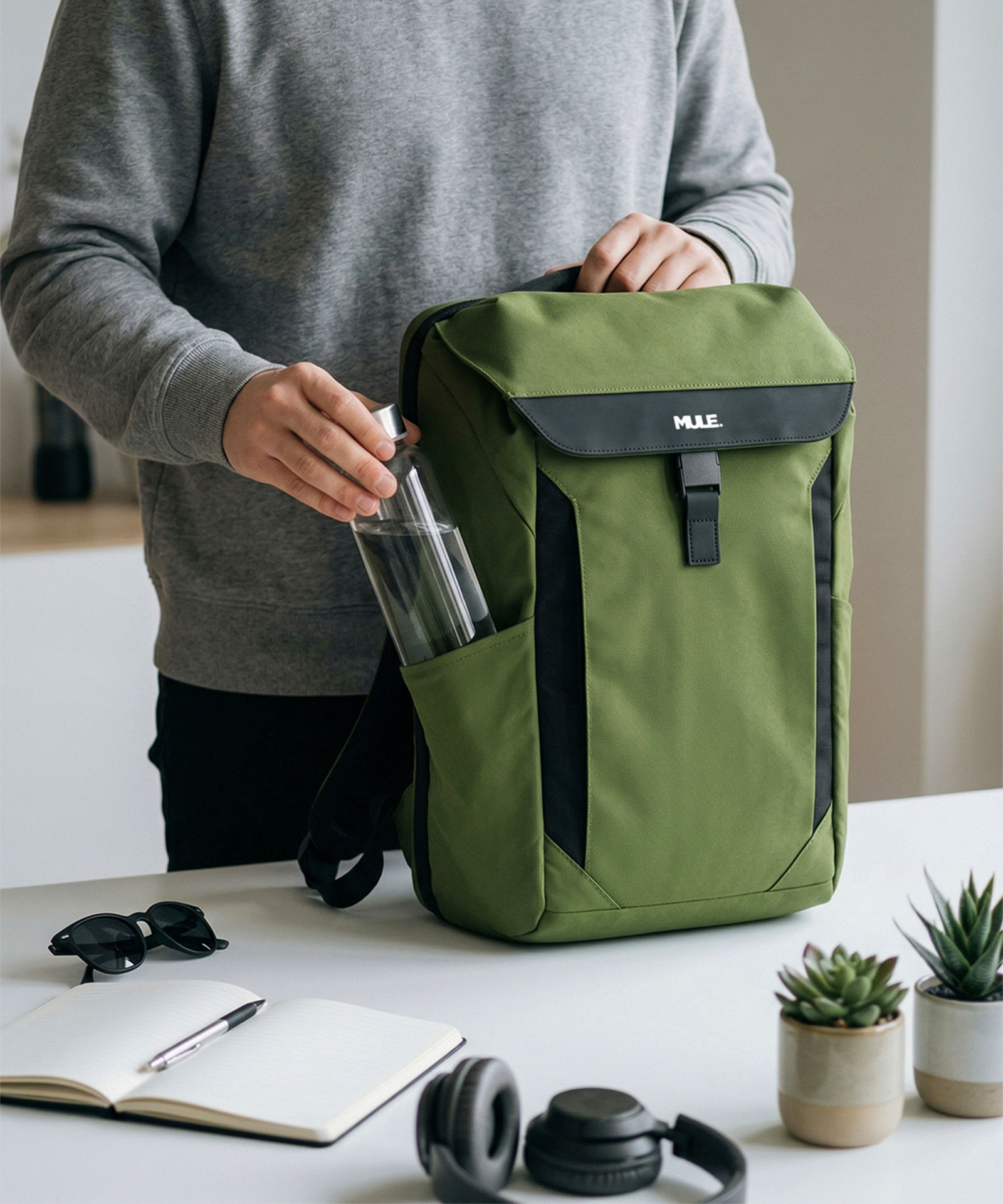 Kepler Travel Backpack (26L) Green