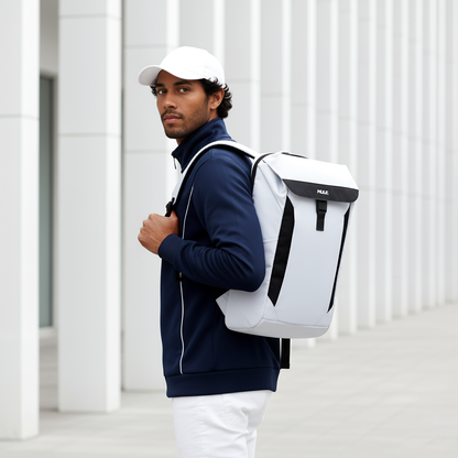 kepler everyday travel backpack white 