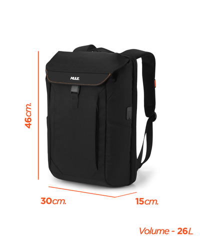 mule kepler overnighter backpack with ergonomic shoulder strap